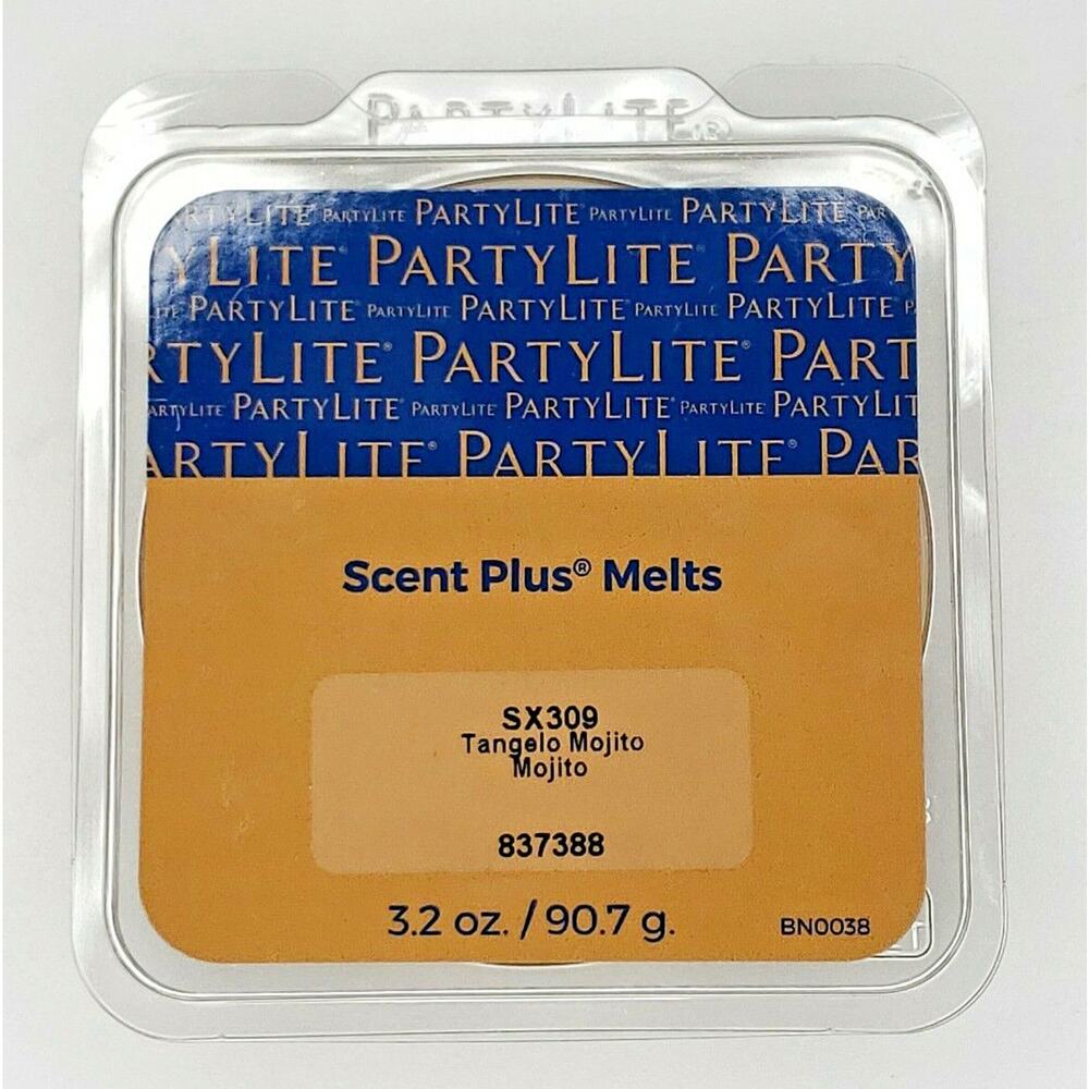 PartyLite Scent Plus Melts 9 pc Retired Scent‎ Tangelo Mojito P7C/SX309 Bin 3